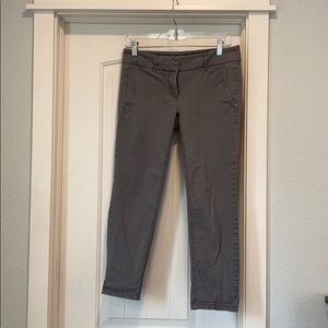 Gray ankle length pants